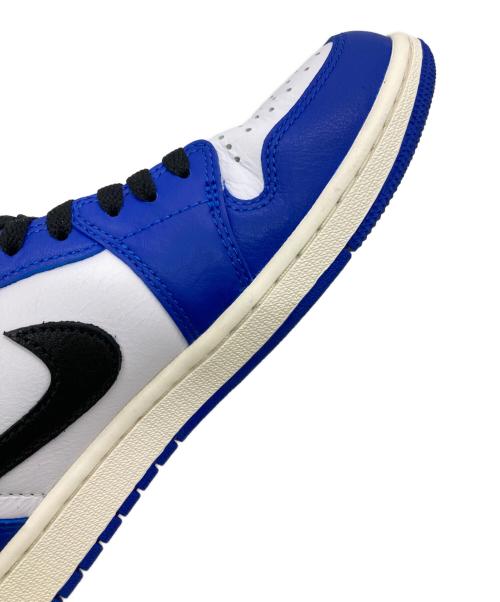 NIKE（ナイキ）NIKE (ナイキ) AIR JORDAN 1 RETRO LOW OG ブルー×ホワイト サイズ:US8.5の古着・服飾アイテム