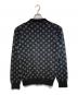 LOUIS VUITTON (ルイ ヴィトン) ハーフアンドハーフ モノグラム カシミヤニットセーター ブラック サイズ:M：60000円