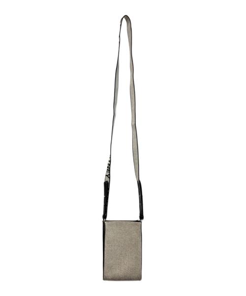 STELLA McCARTNEY（ステラマッカートニー）STELLA McCARTNEY (ステラマッカートニー) ロゴキャンバスミニショルダーバッグ ブラック×グレーの古着・服飾アイテム