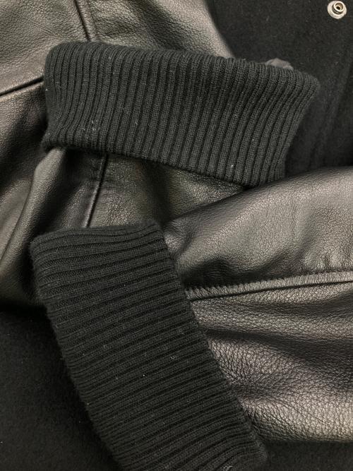 SOPHNET.（ソフネット）SOPHNET. (ソフネット) VARSITY JACKET ブラック サイズ:Lの古着・服飾アイテム