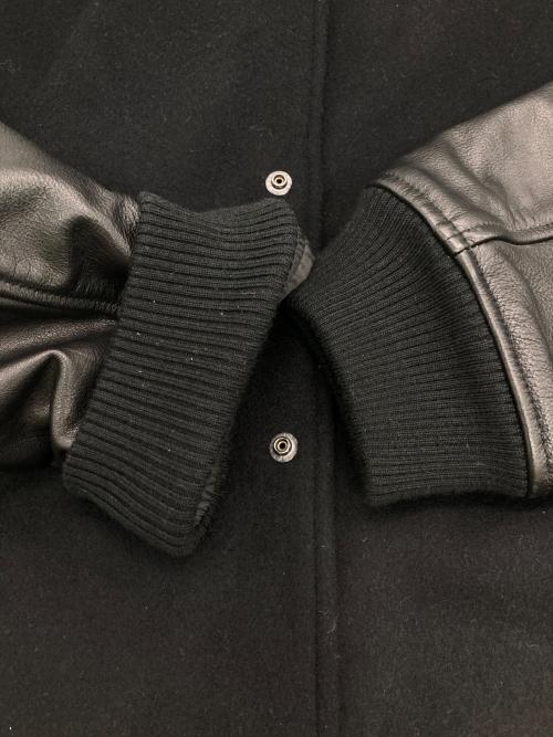 SOPHNET.（ソフネット）SOPHNET. (ソフネット) VARSITY JACKET ブラック サイズ:Lの古着・服飾アイテム