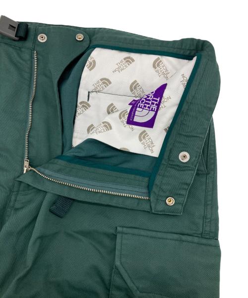 THE NORTHFACE PURPLELABEL（ザ・ノースフェイス パープルレーベル）THE NORTHFACE PURPLELABEL (ザ・ノースフェイス パープルレーベル) Stretch Twill Cargo Shorts グリーン サイズ:32の古着・服飾アイテム