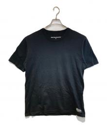 WHITE MOUNTAINEERING（ホワイトマウンテ二アニング）の古着「LOGO PRINTED T-SHIRT」｜ブラック
