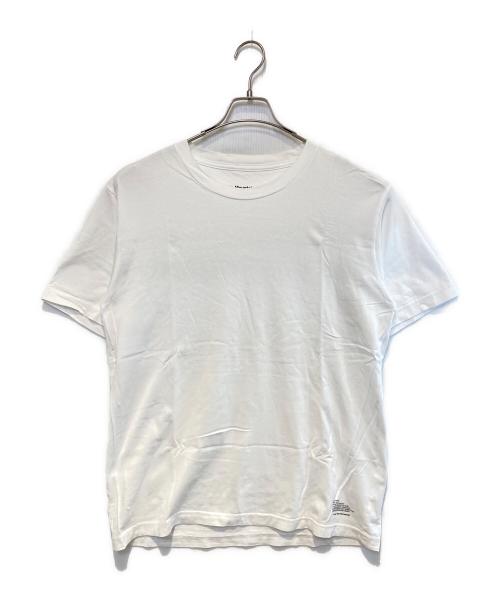 WHITE MOUNTAINEERING（ホワイトマウンテ二アニング）WHITE MOUNTAINEERING (ホワイトマウンテ二アニング) LOGO PRINTED T-SHIRT ホワイト サイズ:3の古着・服飾アイテム