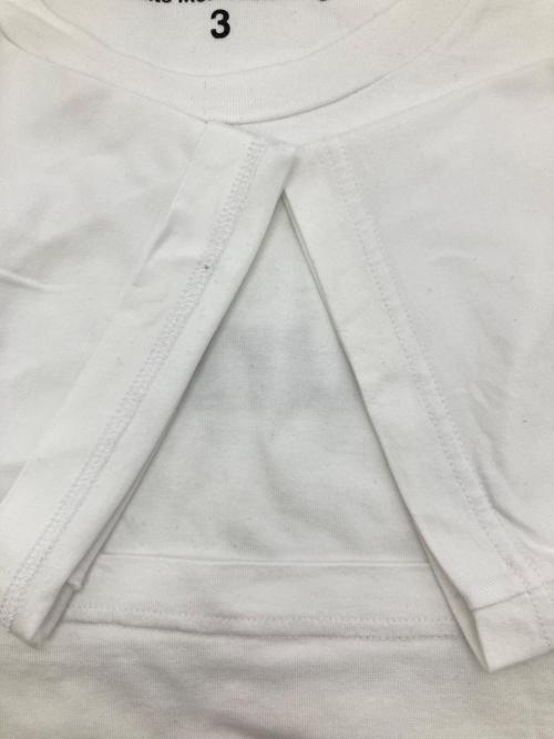 WHITE MOUNTAINEERING（ホワイトマウンテ二アニング）WHITE MOUNTAINEERING (ホワイトマウンテ二アニング) LOGO PRINTED T-SHIRT ホワイト サイズ:3の古着・服飾アイテム