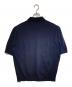 AURALEE (オーラリー) Super High Gauge Cotton Knit Short Sleeve Polo ネイビー サイズ:4：14000円