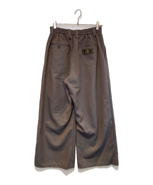 MAISON SPECIAL（メゾンスペシャル）MAISON SPECIAL (メゾンスペシャル) 4 Colors Chambray Washable Wool Prime-Wide Two Tuck Wide Pants ブラウン サイズ:1の古着・服飾アイテム