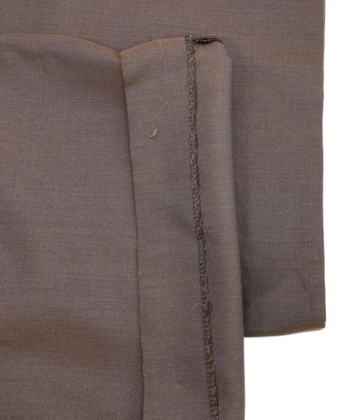 MAISON SPECIAL（メゾンスペシャル）MAISON SPECIAL (メゾンスペシャル) 4 Colors Chambray Washable Wool Prime-Wide Two Tuck Wide Pants ブラウン サイズ:1の古着・服飾アイテム