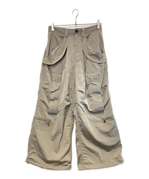 MAISON SPECIAL（メゾンスペシャル）MAISON SPECIAL (メゾンスペシャル) Parachute Prime-Wide Pants グレーの古着・服飾アイテム