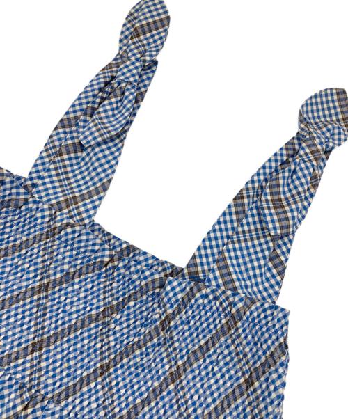 BURBERRY BLUE LABEL（バーバリー ブルー レーベル）BURBERRY BLUE LABEL (バーバリー ブルー レーベル) キャミソールブラウス ブルー サイズ:38の古着・服飾アイテム