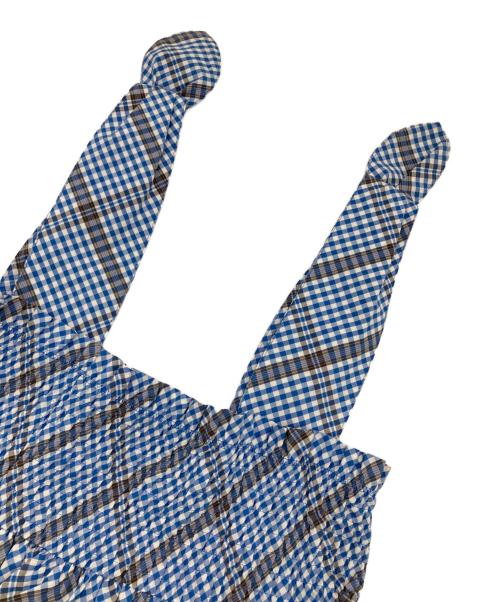 BURBERRY BLUE LABEL（バーバリー ブルー レーベル）BURBERRY BLUE LABEL (バーバリー ブルー レーベル) キャミソールブラウス ブルー サイズ:38の古着・服飾アイテム