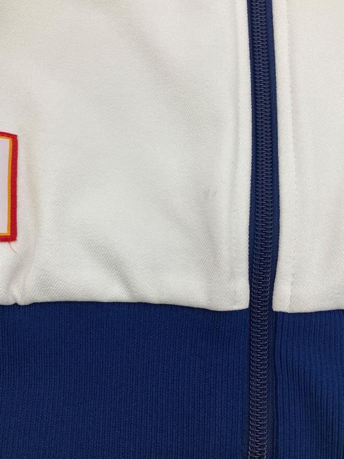 adidas（アディダス）adidas (アディダス) ASローマ テラスアイコントラックトップ ホワイト×ブルー サイズ:Mの古着・服飾アイテム