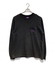 THE NORTHFACE PURPLELABEL（ザ・ノースフェイス パープルレーベル）の古着「Field Long Sleeve Graphic Tee」｜ブラック
