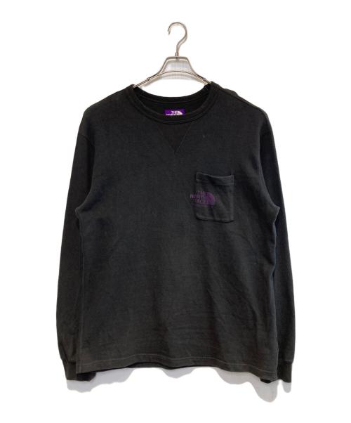 THE NORTHFACE PURPLELABEL（ザ・ノースフェイス パープルレーベル）THE NORTHFACE PURPLELABEL (ザ・ノースフェイス パープルレーベル) Field Long Sleeve Graphic Tee ブラック サイズ:XLの古着・服飾アイテム