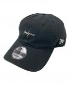 New Era×Yohji Yamamoto pour hommeニューエラ×ヨウジヤマモト プールオム）の古着「6パネルキャップ」｜ブラック