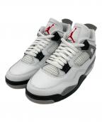NIKEナイキ）の古着「AIR JORDAN 4 RETRO」｜ホワイト