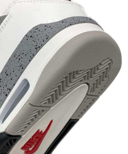 NIKE（ナイキ）NIKE (ナイキ) AIR JORDAN 4 RETRO ホワイト サイズ:US9 未使用品の古着・服飾アイテム