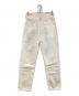 NAMACHEKO（ナマチェコ）の古着「PAINT CRACKS DENIM」｜ホワイト