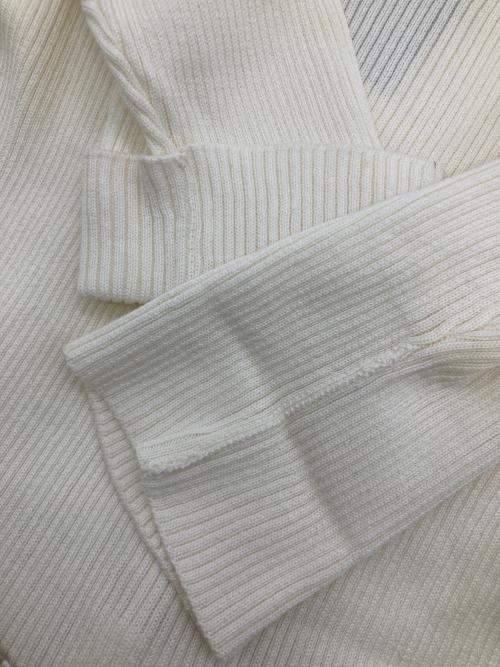 BLUE LABEL CRESTBRIDGE（ブルーレーベルクレストブリッジ）BLUE LABEL CRESTBRIDGE (ブルーレーベルクレストブリッジ) 切替ワンピース ホワイト×ベージュ サイズ:38 未使用品の古着・服飾アイテム