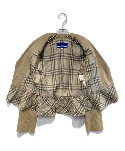 BURBERRY BLUE LABEL（バーバリー ブルー レーベル）BURBERRY BLUE LABEL (バーバリー ブルー レーベル) 3Bジャケット ベージュ サイズ:36の古着・服飾アイテム