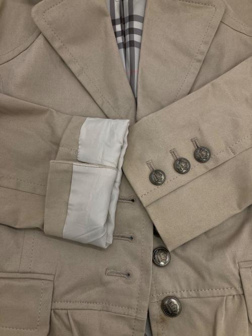 BURBERRY BLUE LABEL（バーバリー ブルー レーベル）BURBERRY BLUE LABEL (バーバリー ブルー レーベル) 3Bジャケット ベージュ サイズ:36の古着・服飾アイテム