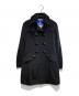 BURBERRY BLUE LABEL（バーバリー ブルー レーベル）の古着「ダブルボタンロングコート」｜ブラック