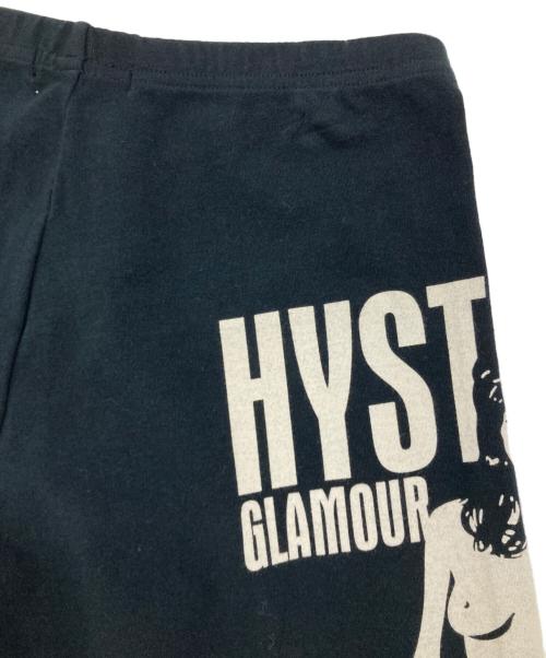 Hysteric Glamour（ヒステリックグラマー）Hysteric Glamour (ヒステリックグラマー) プリントレギンスパンツ ブラック サイズ:Freeの古着・服飾アイテム