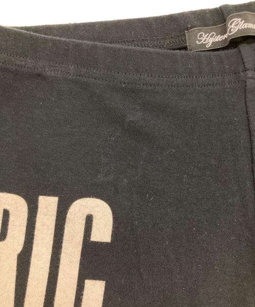 Hysteric Glamour（ヒステリックグラマー）Hysteric Glamour (ヒステリックグラマー) プリントレギンスパンツ ブラック サイズ:Freeの古着・服飾アイテム
