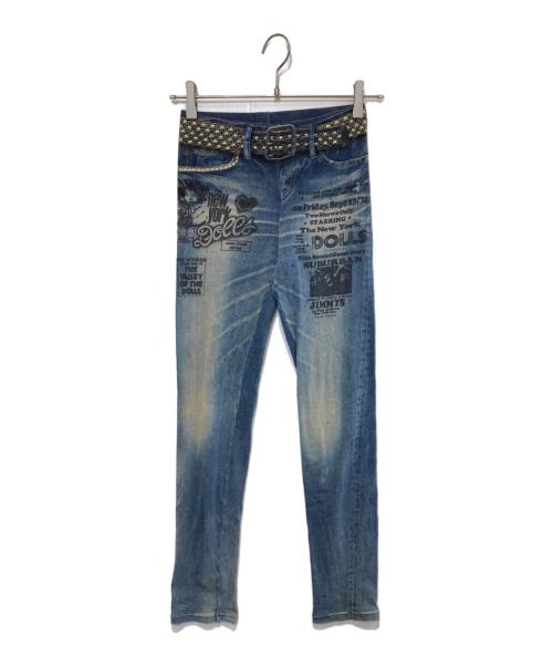 Hysteric Glamour（ヒステリックグラマー）Hysteric Glamour (ヒステリックグラマー) レギンスパンツ ブルー サイズ:Freeの古着・服飾アイテム