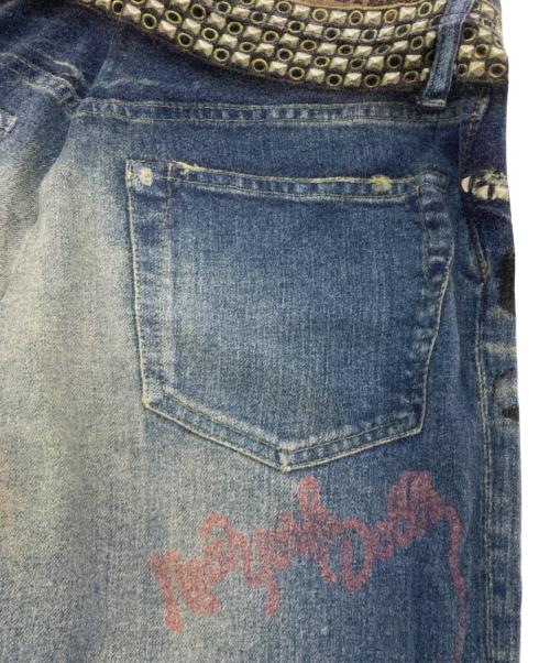 Hysteric Glamour（ヒステリックグラマー）Hysteric Glamour (ヒステリックグラマー) レギンスパンツ ブルー サイズ:Freeの古着・服飾アイテム