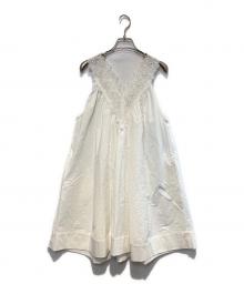 EN NEUME（エン ノイム）の古着「Lace Mini Dress」｜ホワイト