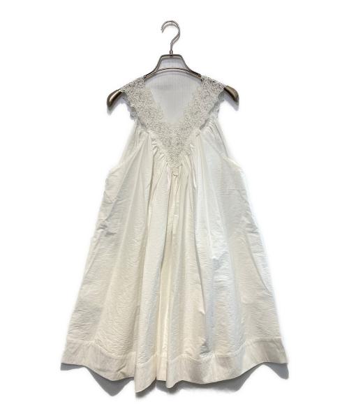 EN NEUME（エン ノイム）EN NEUME (エン ノイム) Lace Mini Dress ホワイト サイズ:1 未使用品の古着・服飾アイテム