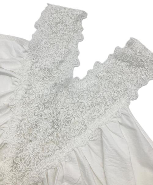 EN NEUME（エン ノイム）EN NEUME (エン ノイム) Lace Mini Dress ホワイト サイズ:1 未使用品の古着・服飾アイテム