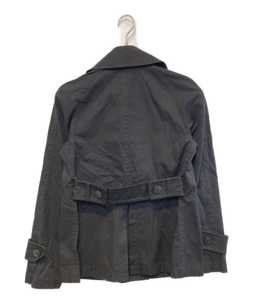 BURBERRY BLUE LABEL（バーバリー ブルー レーベル）BURBERRY BLUE LABEL (バーバリー ブルー レーベル) トレンチコート ブラック サイズ:38の古着・服飾アイテム