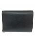 CALEE (キャリー) SILVER STAR CONCHO FLAP LEATHER HALF WALLET ブラック：40000円