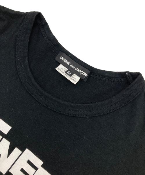 COMME des GARCONS（コムデギャルソン）COMME des GARCONS (コムデギャルソン) プリントTシャツ ブラック サイズ:Mの古着・服飾アイテム
