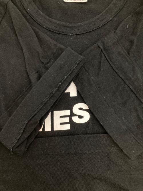 COMME des GARCONS（コムデギャルソン）COMME des GARCONS (コムデギャルソン) プリントTシャツ ブラック サイズ:Mの古着・服飾アイテム