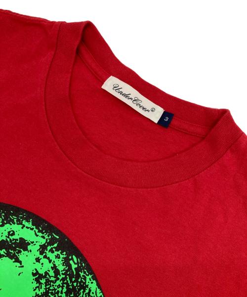 UNDERCOVER（アンダーカバー）UNDERCOVER (アンダーカバー) Jesus moon Tee レッド サイズ:3の古着・服飾アイテム