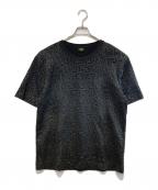 FENDIフェンディ）の古着「FFバーディゴクルーネックT」｜ブラック