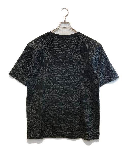 FENDI（フェンディ）FENDI (フェンディ) FFバーディゴクルーネックT ブラック サイズ:XLの古着・服飾アイテム