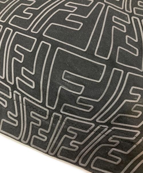 FENDI（フェンディ）FENDI (フェンディ) FFバーディゴクルーネックT ブラック サイズ:XLの古着・服飾アイテム