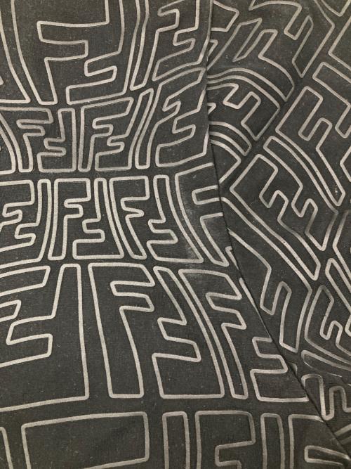 FENDI（フェンディ）FENDI (フェンディ) FFバーディゴクルーネックT ブラック サイズ:XLの古着・服飾アイテム