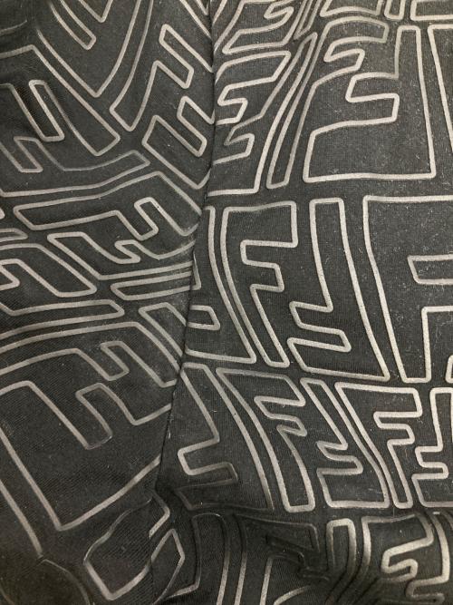 FENDI（フェンディ）FENDI (フェンディ) FFバーディゴクルーネックT ブラック サイズ:XLの古着・服飾アイテム