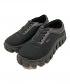 MAISON SPECIALメゾンスペシャル）の古着「Rattling Sole Authentic Canvas Sneakers」｜ブラック
