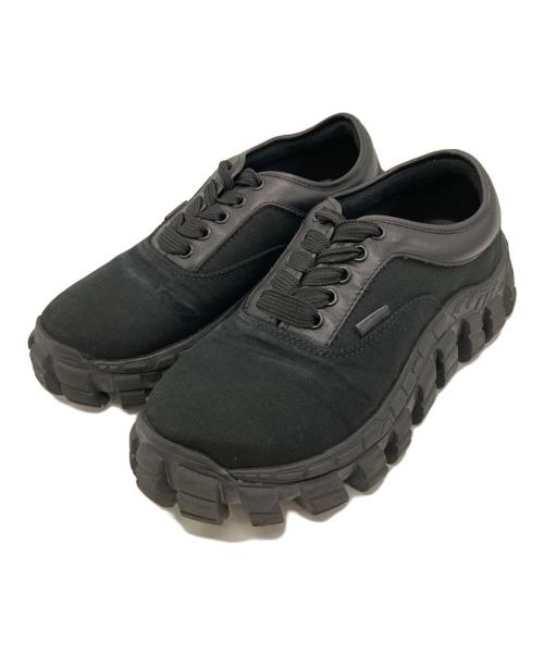 MAISON SPECIAL（メゾンスペシャル）MAISON SPECIAL (メゾンスペシャル) Rattling Sole Authentic Canvas Sneakers ブラック サイズ:26.5の古着・服飾アイテム