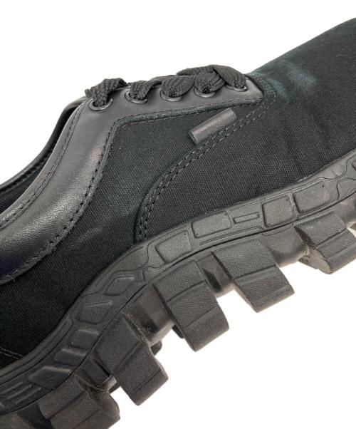 MAISON SPECIAL（メゾンスペシャル）MAISON SPECIAL (メゾンスペシャル) Rattling Sole Authentic Canvas Sneakers ブラック サイズ:26.5の古着・服飾アイテム