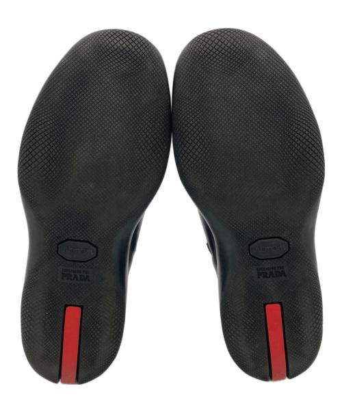 PRADA SPORTS（プラダスポーツ）PRADA SPORTS (プラダスポーツ) レザーサイドジップシューズ ブラック サイズ:35 1/2の古着・服飾アイテム
