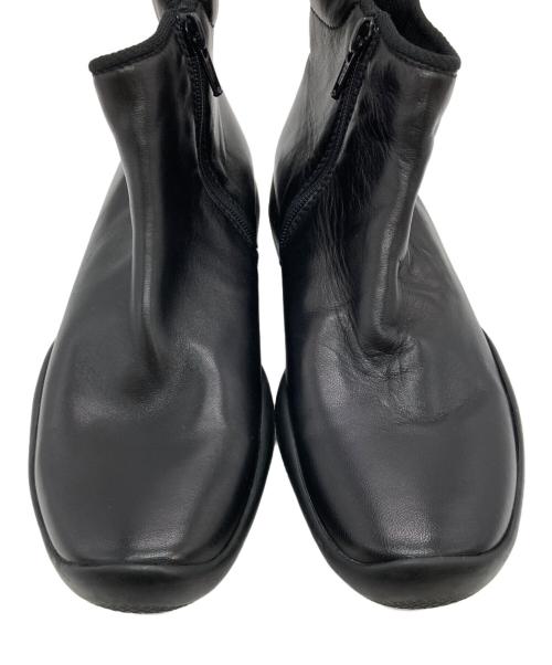 PRADA SPORTS（プラダスポーツ）PRADA SPORTS (プラダスポーツ) レザーサイドジップシューズ ブラック サイズ:35 1/2の古着・服飾アイテム