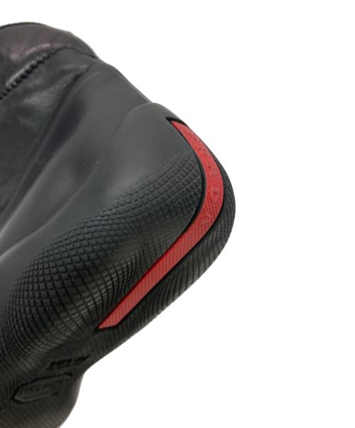 PRADA SPORTS（プラダスポーツ）PRADA SPORTS (プラダスポーツ) レザーサイドジップシューズ ブラック サイズ:35 1/2の古着・服飾アイテム
