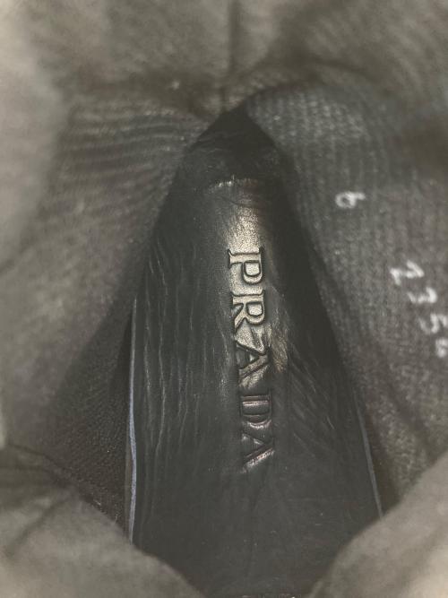 PRADA SPORTS（プラダスポーツ）PRADA SPORTS (プラダスポーツ) レザーサイドジップシューズ ブラック サイズ:35 1/2の古着・服飾アイテム